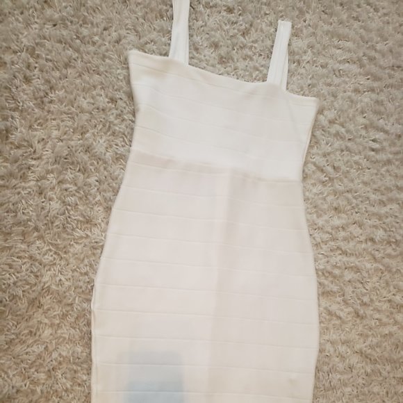 White Party Dress - Boohoo - Picture 2 of 5